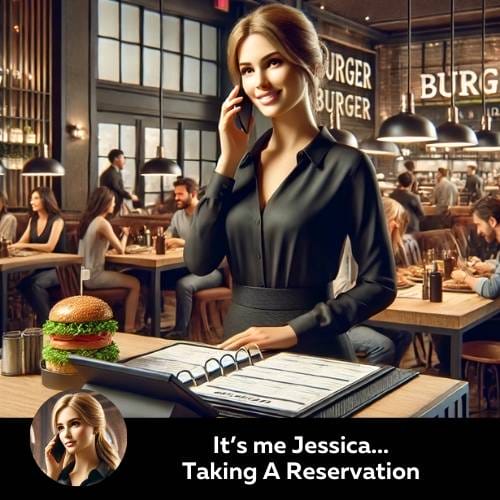 AI Hostess Burger Reservation